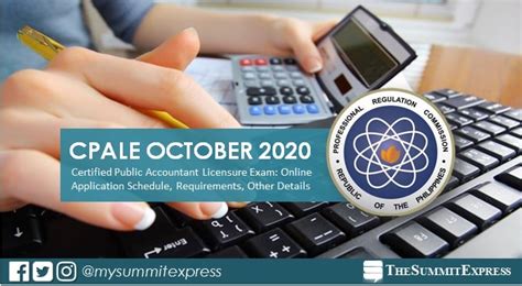 cpa 2020|ONLINE APPLICATION: October 2020 CPA Accountancy Board Exam S.